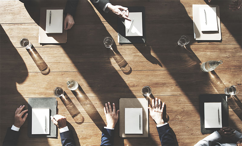Meeting from above